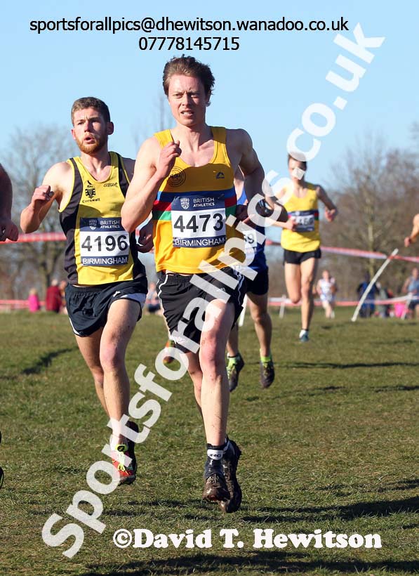 Phil Wylie (North East) senior mens Inter Counties Cross Country,  Cofton Park, Birmingham. Photo: David T. Hewitson/Sports for All Pics